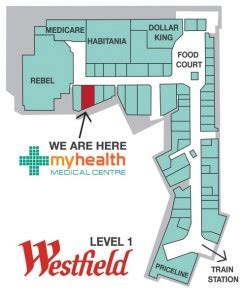 myhealth westfield parramatta|Parramatta Westfield Level 1 